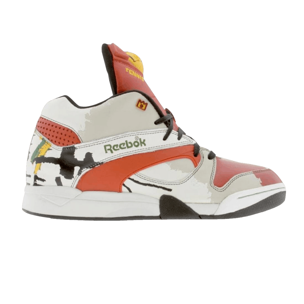 Reebok Court Victory Pump Affiliart  Basquiat Trumpet 'White' 6-J19803