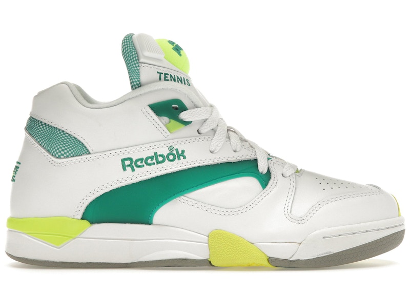Reebok Court Victory Pump UNI 'White Green Citron' J-14306