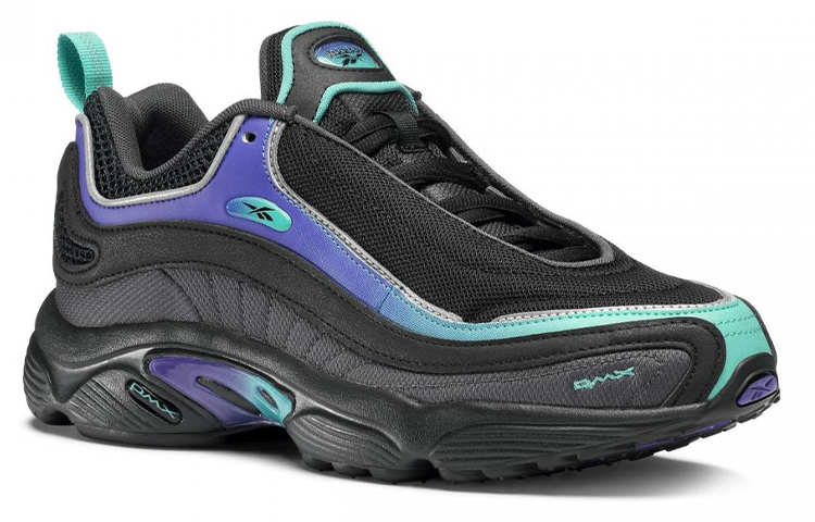 Lookbook Reebok Daytona DMX Mu 低筒輕便運動休閒鞋 男女同款 黑紫