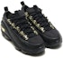 Lookbook Reebok DMX Run 10 AFF Hitam Emas Metalik CN1652