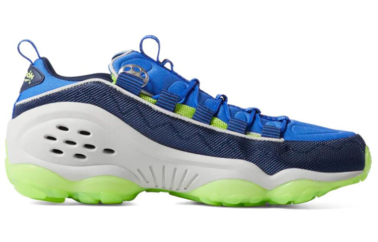Order Reebok DMX Run 10 MU ''Navy Neon Lime'' Sneakers Heren/Dames DV3813