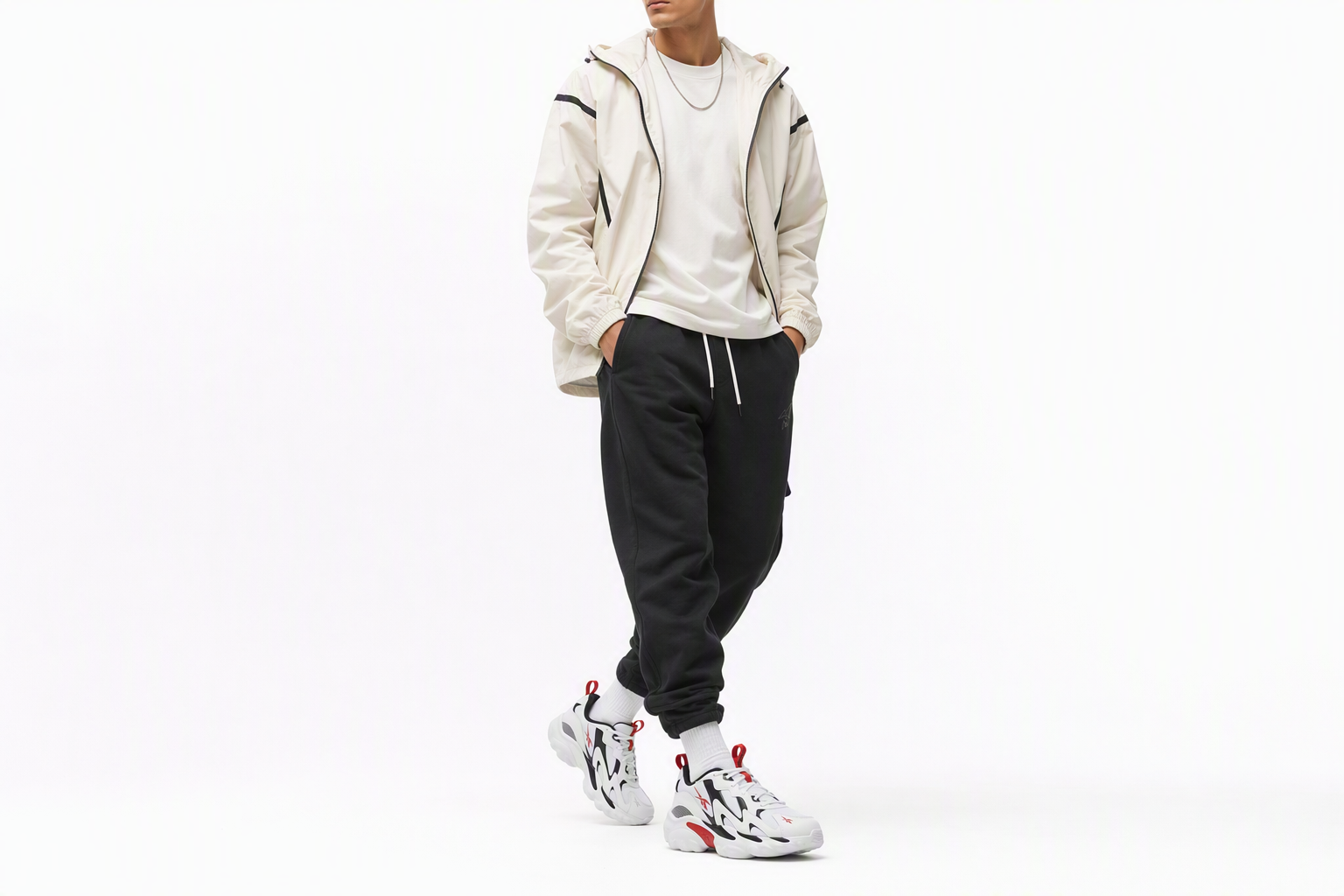 Order Reebok DMX 系列 1000 '白黑' DV8748