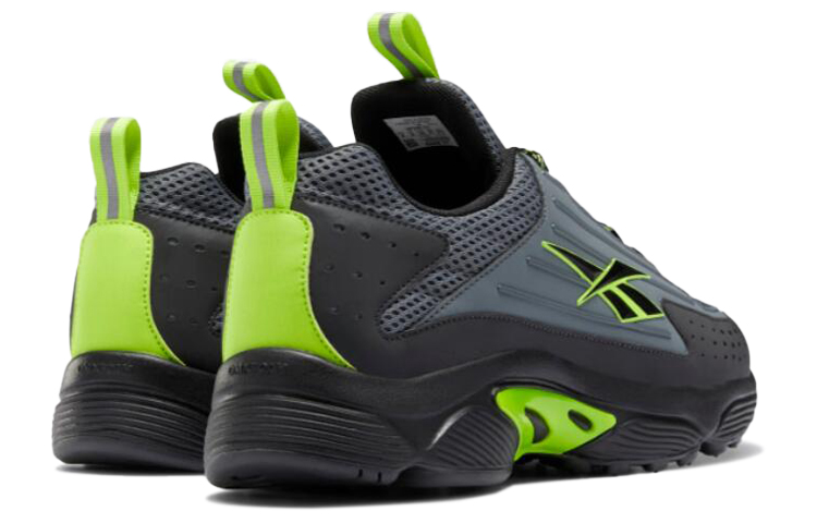 Shop Reebok DMX Series 2K Chaussures de Course Noir/Vert EH0567