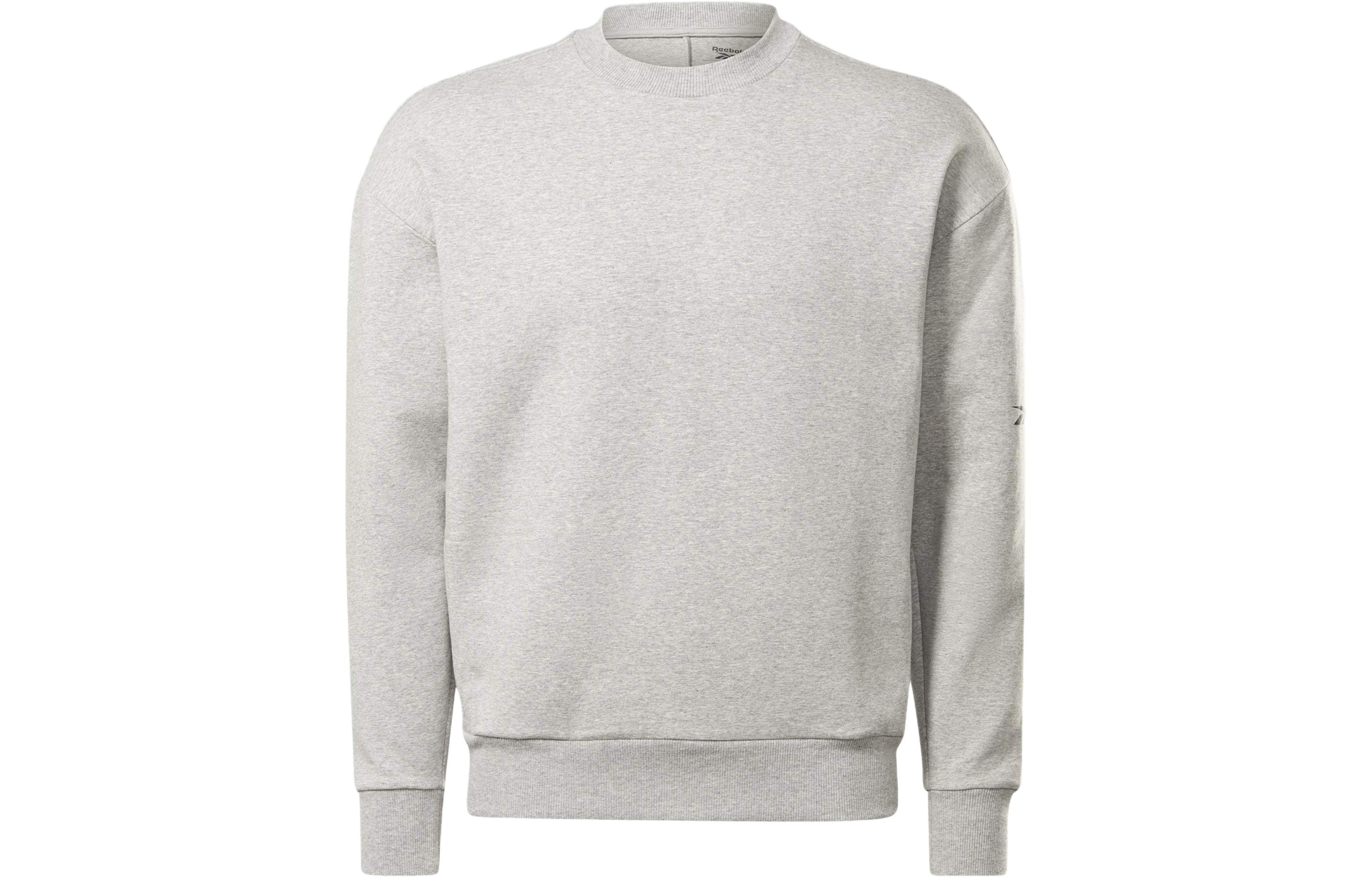 Reebok DreamBlend Cotton Slim Fit Crewneck Sweatshirt Grey GJ6434