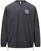 Reebok Embroidered Logo Crewneck Pullover Sweatshirt Unisex - Charcoal Black 24SRC301UGH1 Reebok Embroidered Logo Crewneck Pullover Sweatshirt Unisex - Charcoal Black 24SRC301UGH1