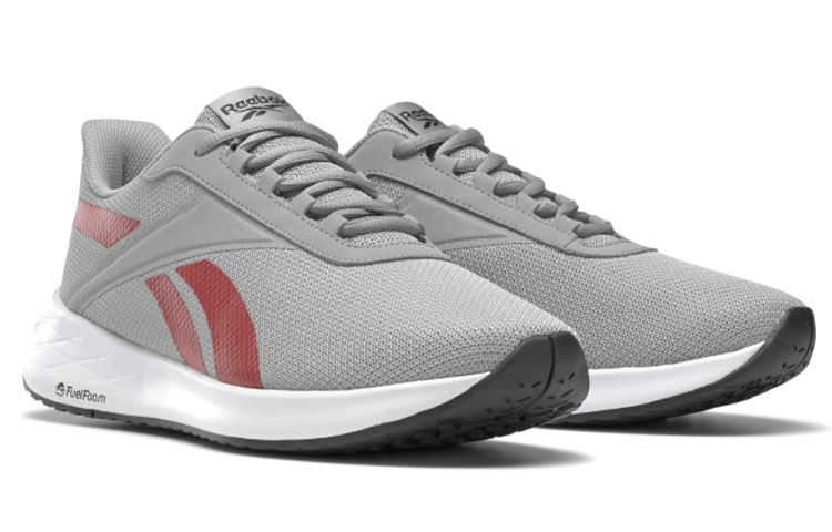 Lookbook Reebok Energen Plus 低幫 跑步鞋 男款 灰紅色