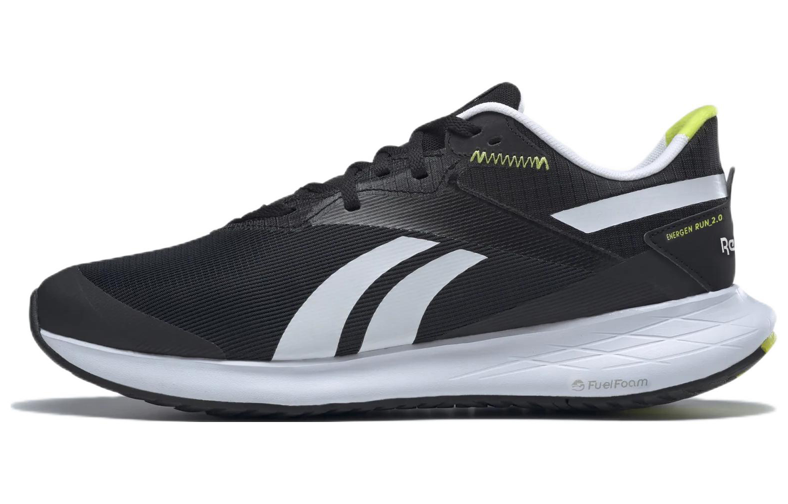 Reebok Energen Run 2 'Soft Comfort Shock Absorption Non-slip Wear-resistant Low Top Running Shoes Black and White' GY1415