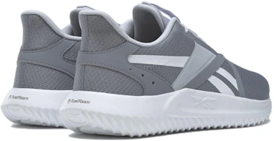 Shop Reebok Energylux 3 舒適耐磨跑步鞋 深灰白