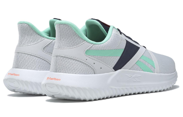Shop Reebok Energylux 3 透氣耐磨跑步鞋 灰色薄荷綠