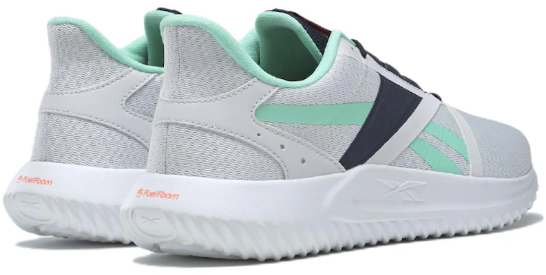 Reebok Energylux 3 透氣耐磨跑步鞋 灰色薄荷綠 Shop Reebok Energylux 3 透氣耐磨跑步鞋 灰色薄荷綠