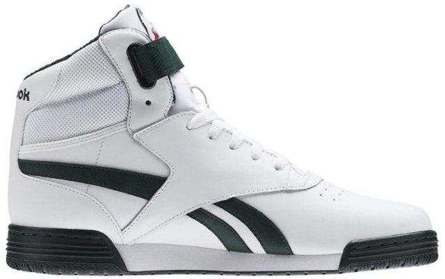 Reebok Ex-O-Fit Clean High 'White Dark Forest' BS5324 Order Reebok Ex-O-Fit Clean High 'White Dark Forest' BS5324