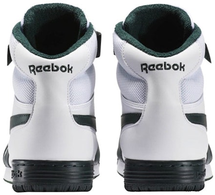 Reebok Ex-O-Fit Clean High 'White Dark Forest' BS5324 Shop Reebok Ex-O-Fit Clean High 'White Dark Forest' BS5324