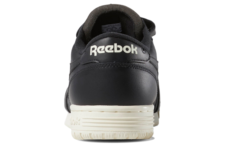 Shop Reebok Exofit 600 防滑透氣 魔鬼氈休閒板鞋 極夜黑