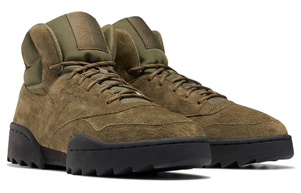 Lookbook Reebok Exofit Hi Plus Ripple ''Nero Verde Grigio'' FU9127