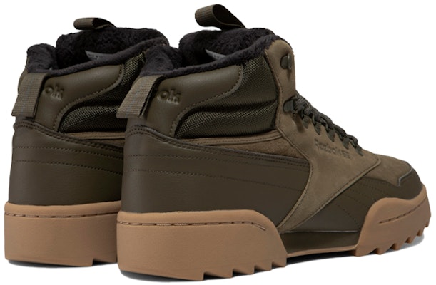 Reebok Exofit Hi Plus Ripple 復古百搭 高筒休閒板鞋 男女兼用 橄欖綠 Shop Reebok Exofit Hi Plus Ripple 復古百搭 高筒休閒板鞋 男女兼用 橄欖綠