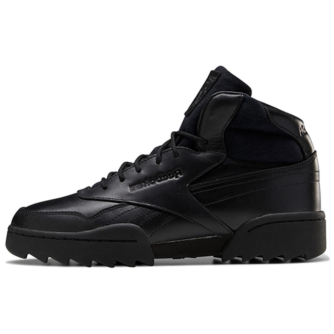 Reebok Exofit Hi Plus Ripple Leather 'Triple Black' FZ1848