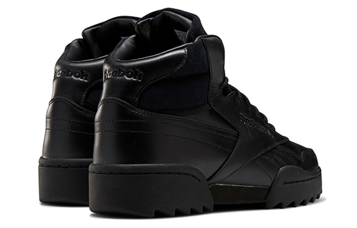 Lookbook Reebok Exofit Hi Plus Ripple Leather ''Nero Triplo'' FZ1848