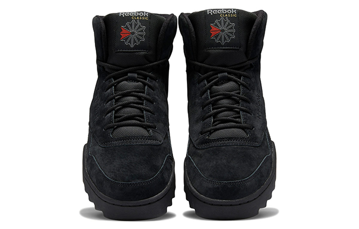 Shop Reebok Exofit Hi Plus Ripple Sneakers Nere FU9124