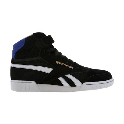 Reebok EXOFIT Plus High Stripes Suede 'Black'