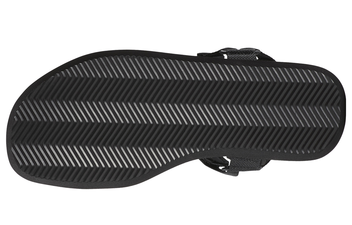 Details for Reebok Zwarte Sportsandalen, Slijtvast, Antislip, Open Teen, Platte Hak CN6480