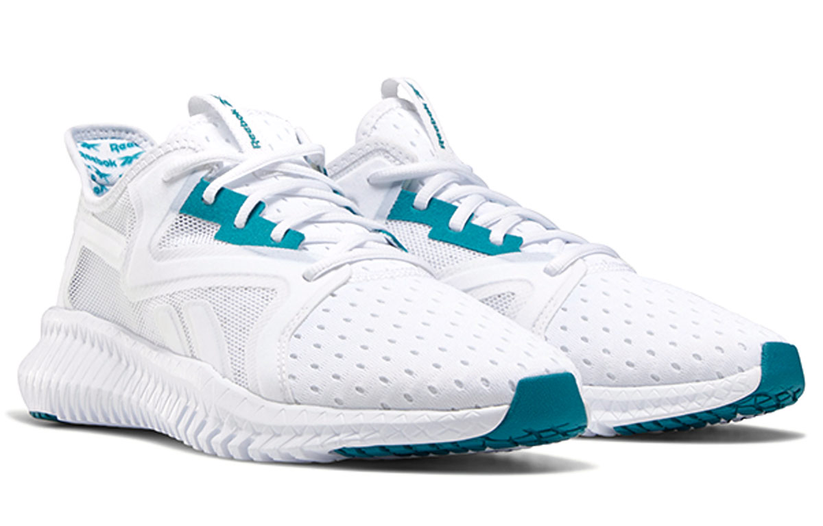 Lookbook Reebok Flexagon 3.0 ''Blanc Bleu'' FU6639