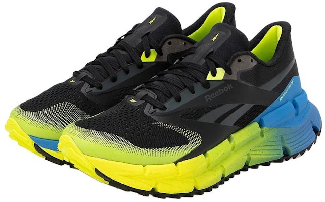 Reebok FloatZig 1 'Hitam Digital Lime Biru' 100208169 Lookbook Reebok FloatZig 1 'Hitam Digital Lime Biru' 100208169