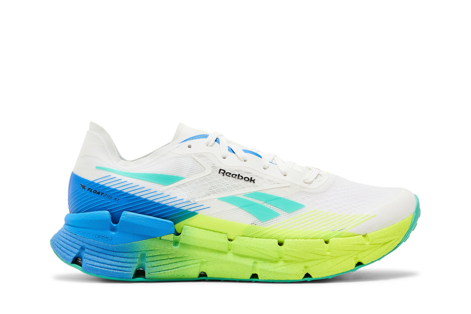 Reebok FloatZig X1 'White Digital Lime Blue'