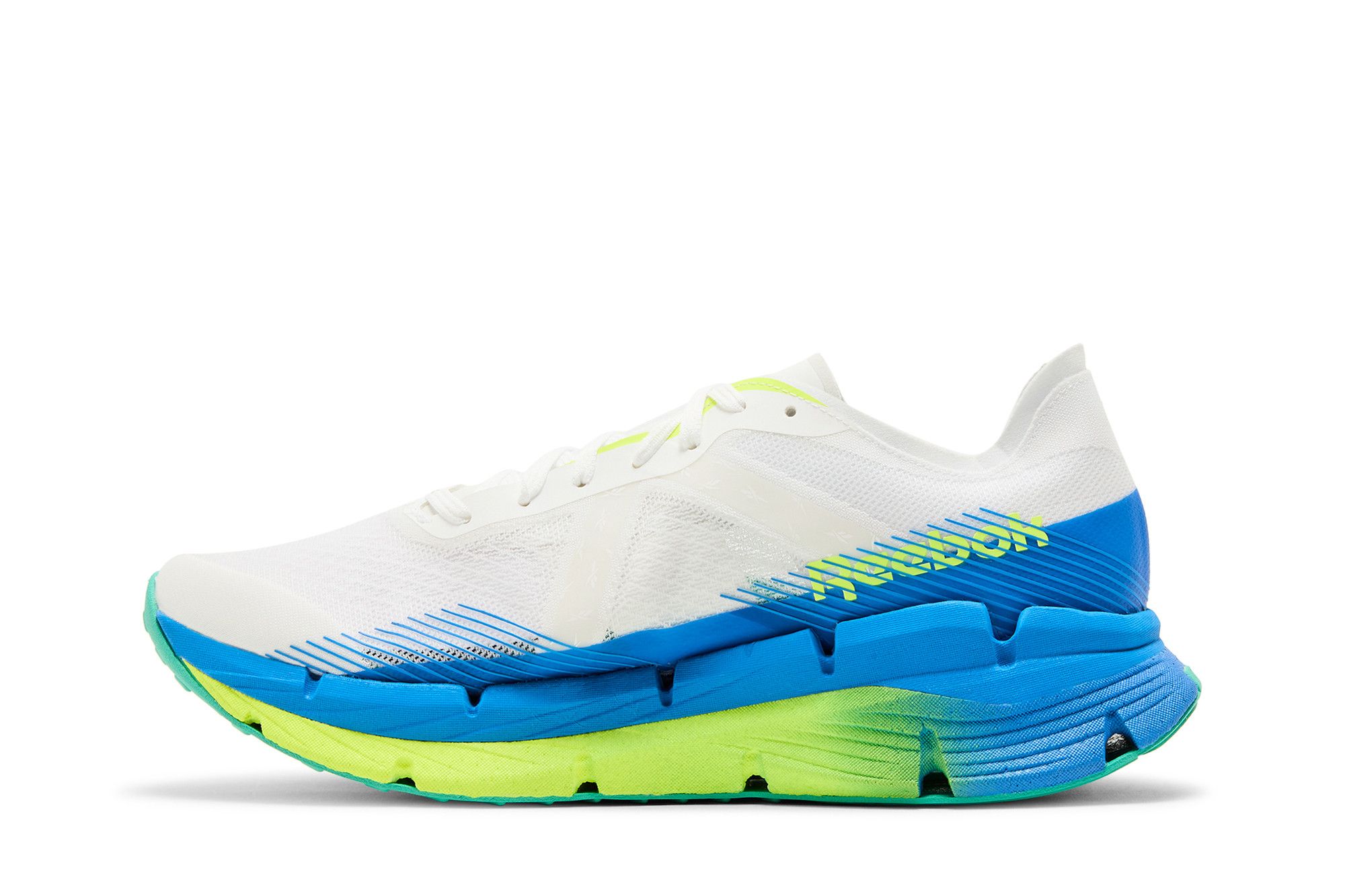 Reebok FloatZig X1 'White Digital Lime Blue' 圖 3