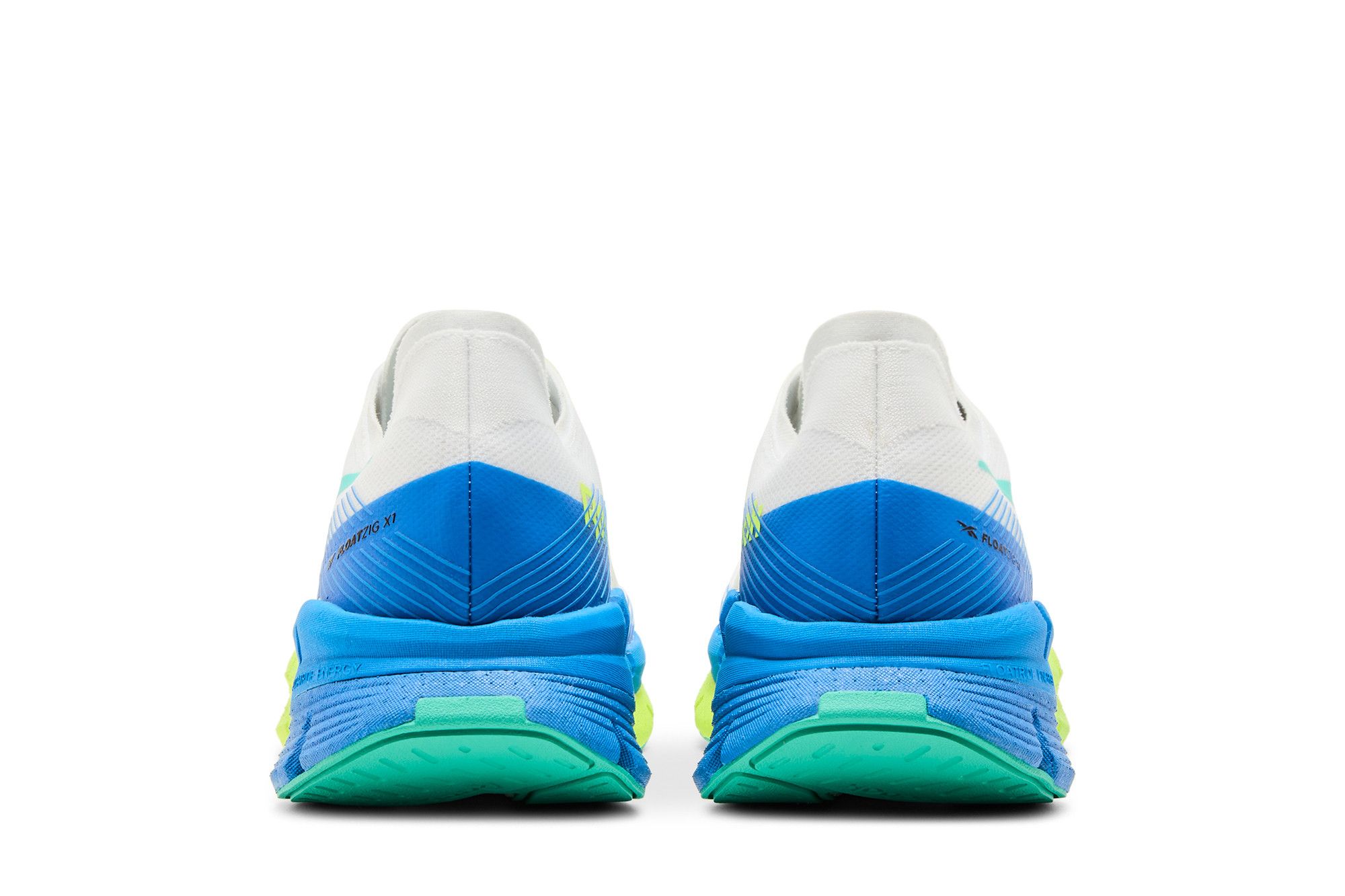Reebok FloatZig X1 'White Digital Lime Blue' 圖 6