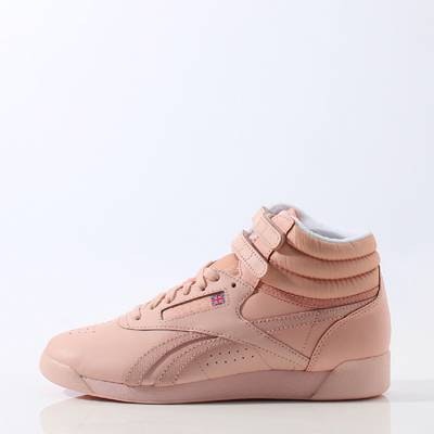 (W) Reebok Freestyle Hi Spirit Coral Glow 'Pink' Sepatu Wanita M45864 Buy (W) Reebok Freestyle Hi Spirit Coral Glow 'Pink' Sepatu Wanita M45864