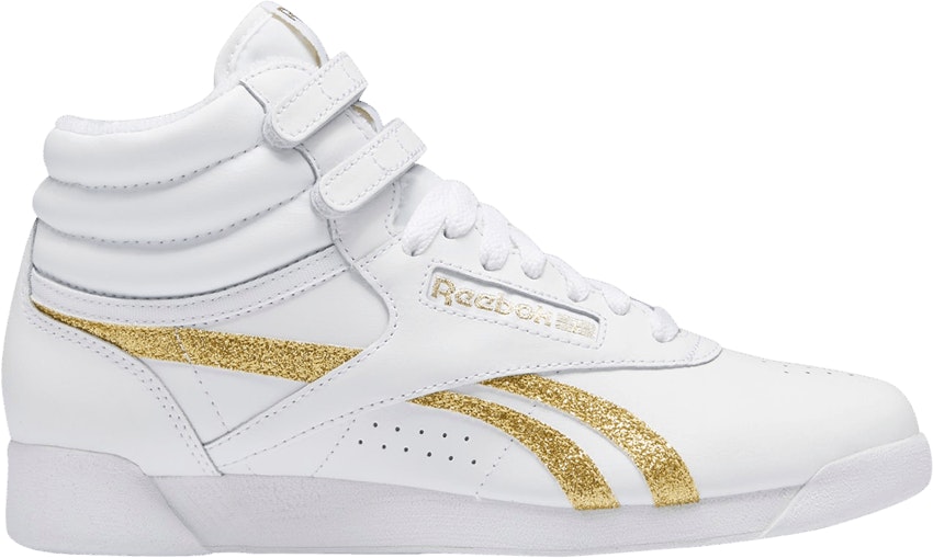 Metallic 2025 reebok freestyle