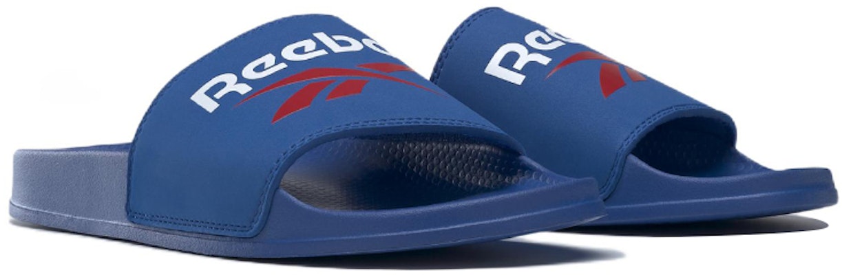 Reebok Fulgere Slides 'Comfort Biru Muda dan Putih' GY1953 Lookbook Reebok Fulgere Slides 'Comfort Biru Muda dan Putih' GY1953