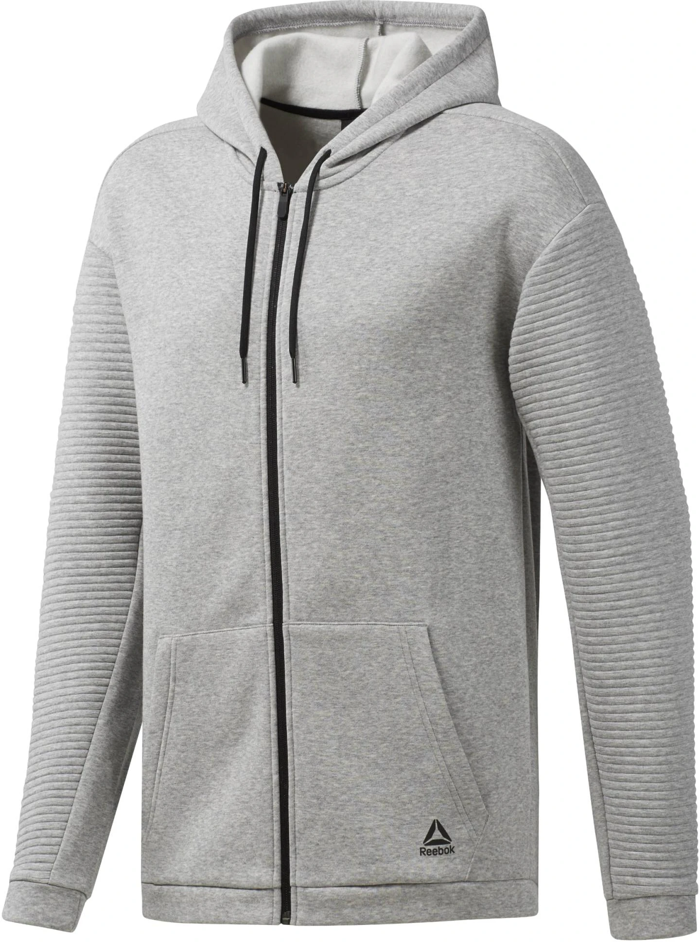 reebok-full-zip-fleece-hoodie-mid-grey-solid-color-workout-style-ec-0897