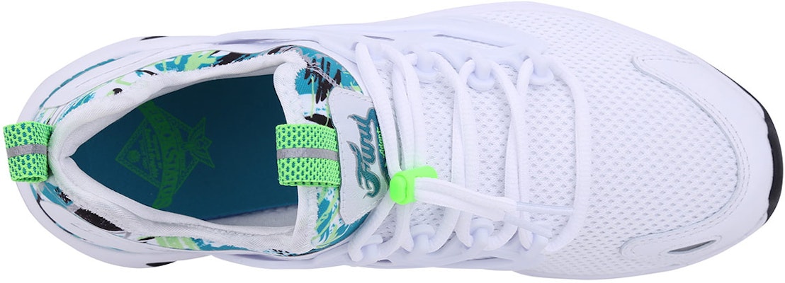 Reebok Fury Adapt Ar 低筒跑步鞋 男款 白綠 Shop Reebok Fury Adapt Ar 低筒跑步鞋 男款 白綠
