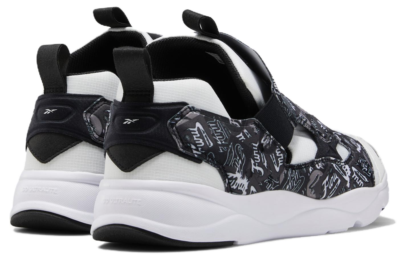 Lookbook Reebok Furylite 3.0 White Black Graffiti 'White Black' FU9291