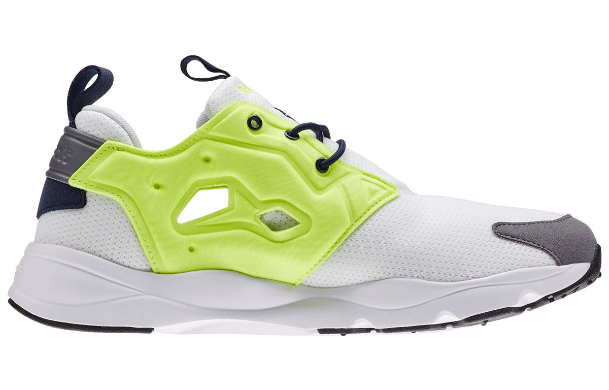 Reebok Furylite Shoes White/Yellow 圖 2