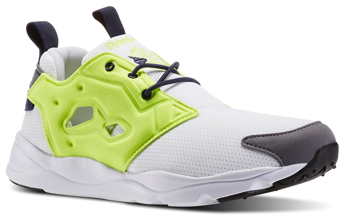 Reebok Furylite Shoes White/Yellow 圖 3