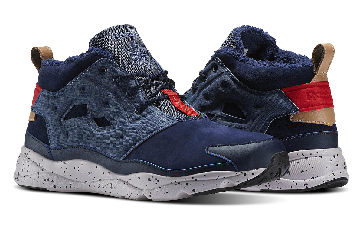 Lookbook Reebok Furylite Chukka Hardloopschoenen Blauw BS6554