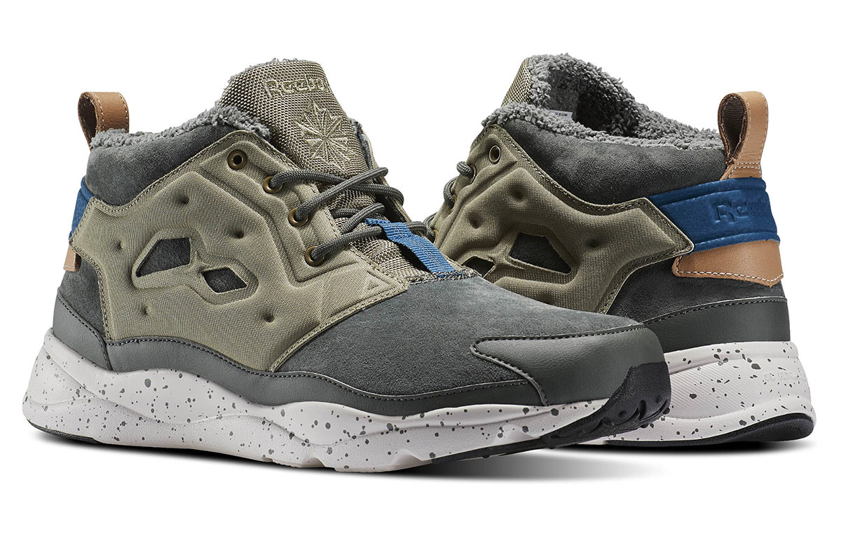Lookbook Reebok Furylite Chukka Hardloopschoenen Grijs BS6553