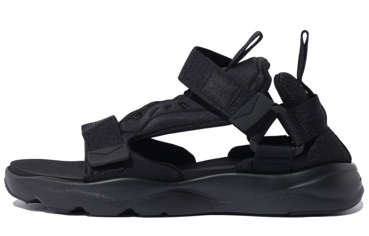 Reebok Furylite Lightweight Casual Unisex Black Sandals FY1602
