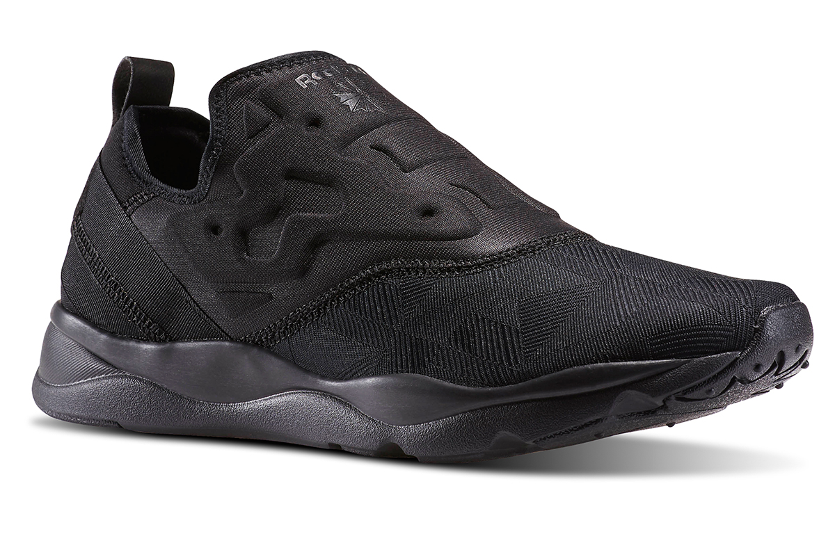 Lookbook Reebok Furylite Slip-On Arch 'Black' BD3081