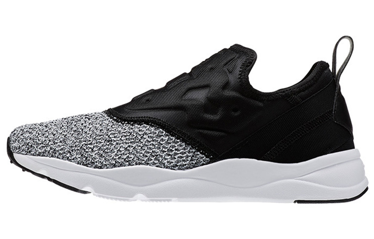Reebok Furylite Slip-On Lux 'Black Grey' V69630