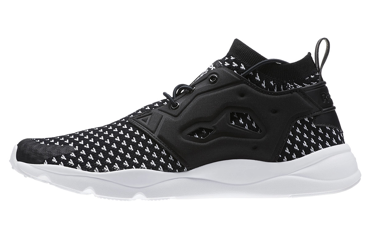 Reebok FuryLite Ultraknit 'Black White'