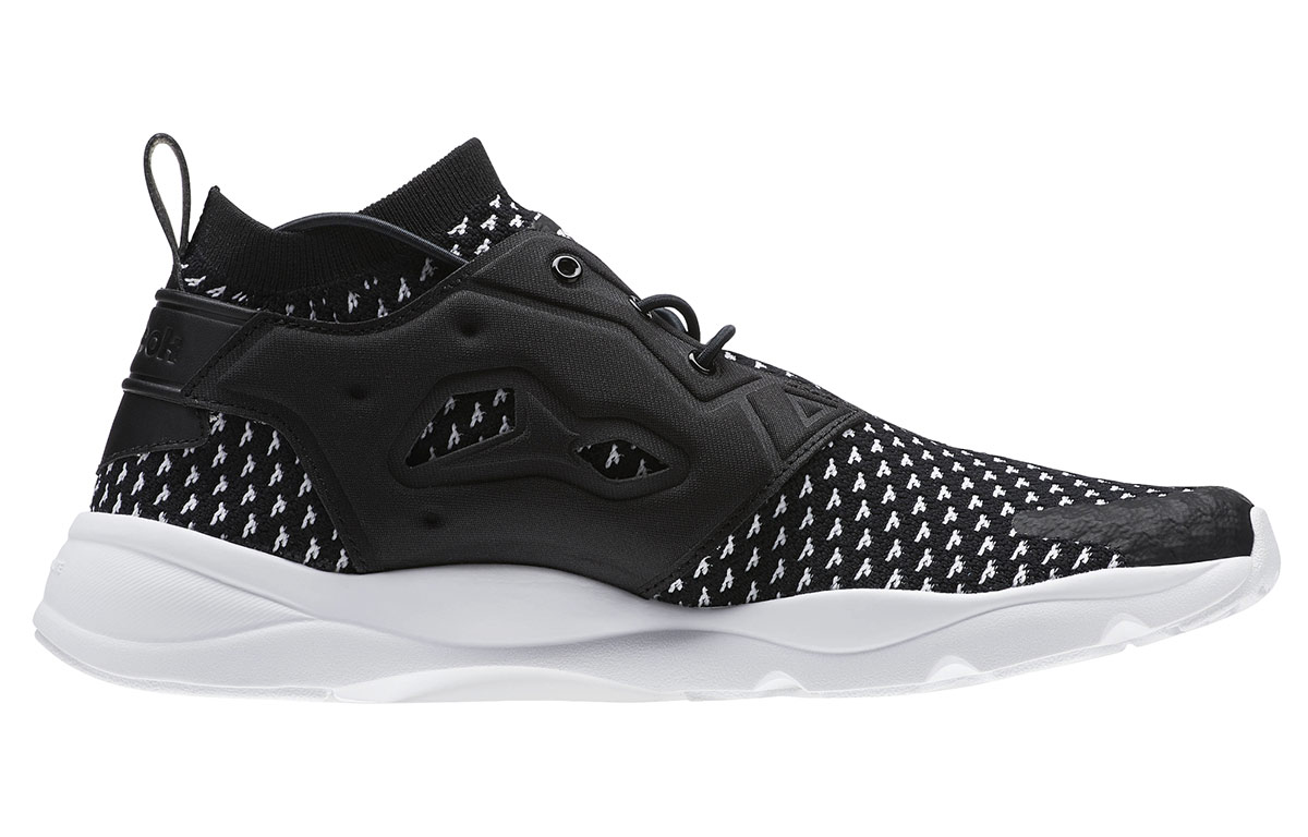 Reebok FuryLite Ultraknit 'Black White' 圖 2