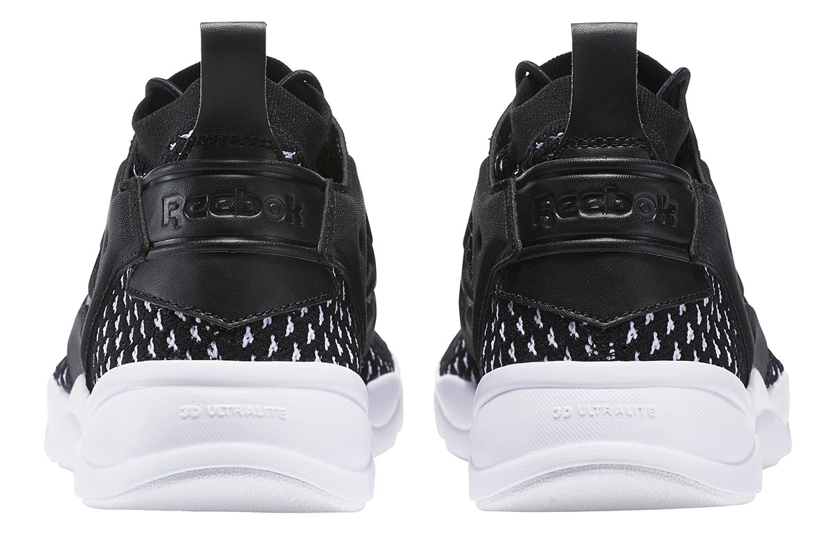 Reebok FuryLite Ultraknit 'Black White' 圖 4