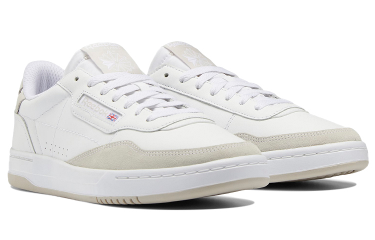 Lookbook Reebok Court Peak 休閒 低筒 板鞋 男女共款 白棕