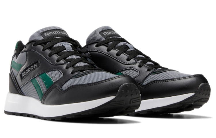Lookbook Reebok GL1000 舒適透氣 耐摩運動跑步鞋 男女同款 黑藍
