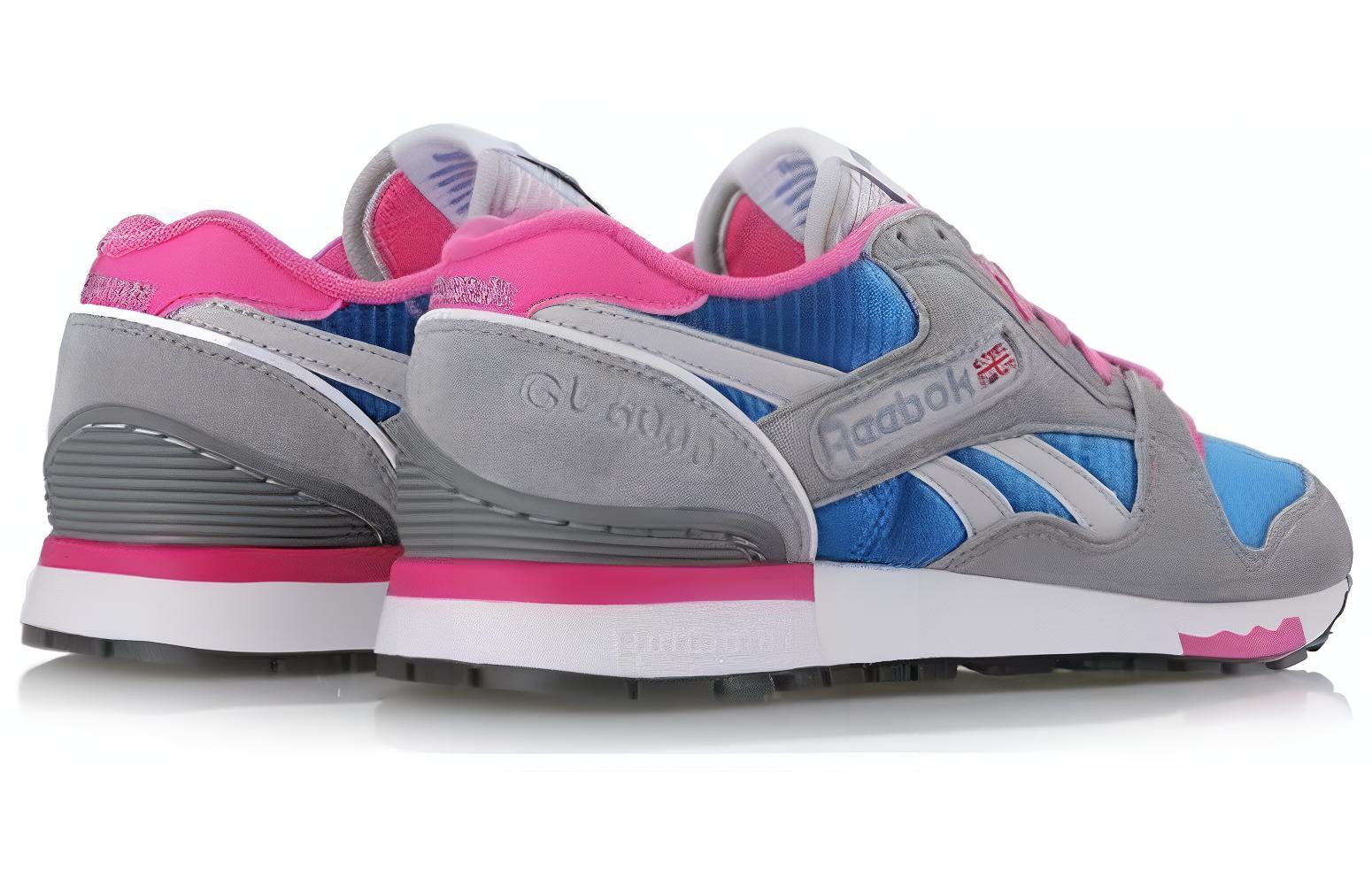 Lookbook Reebok GL6000 舒適 減震耐磨 低筒 跑步鞋 男女同款 灰藍粉