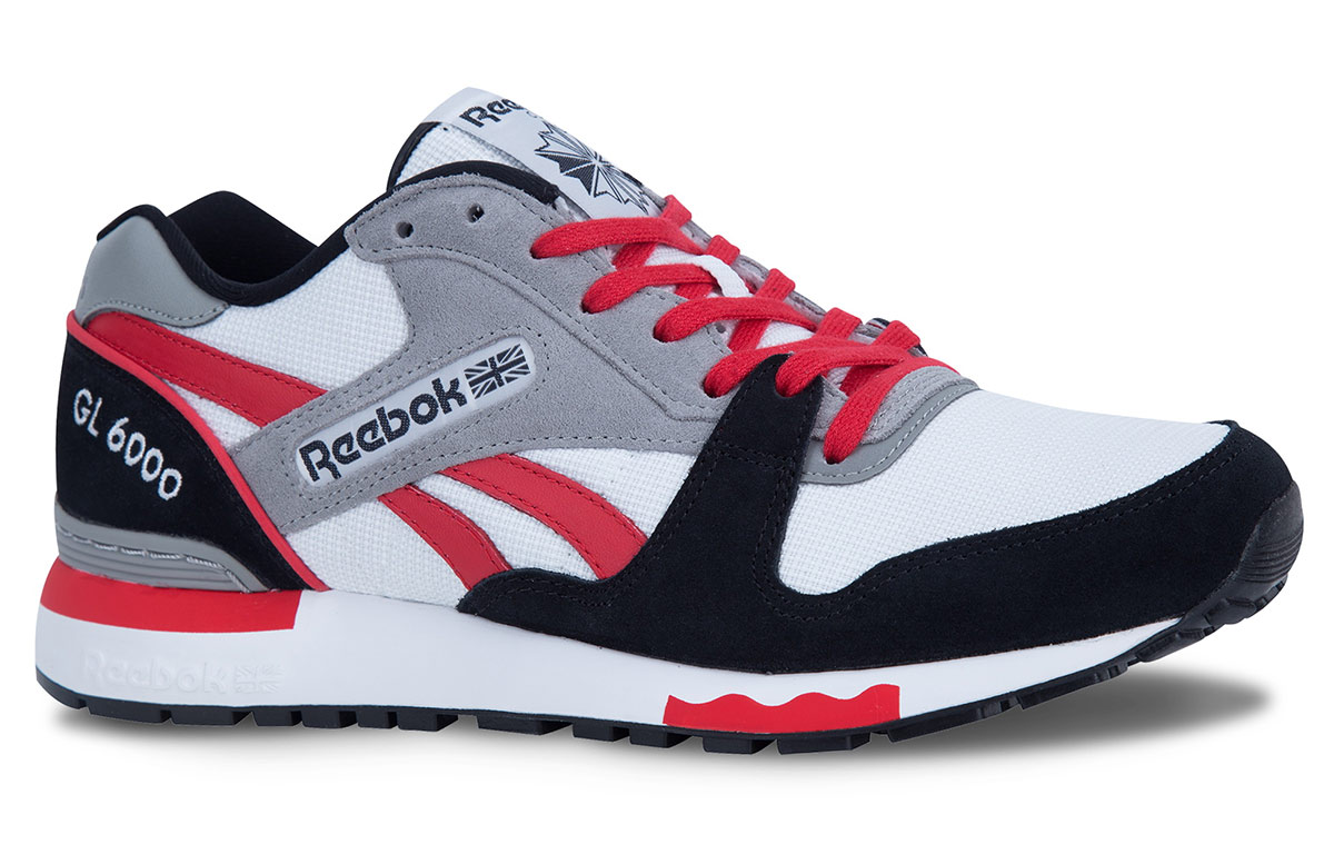 Lookbook Reebok GL 6000 灰红‘黑’配色 BS7260