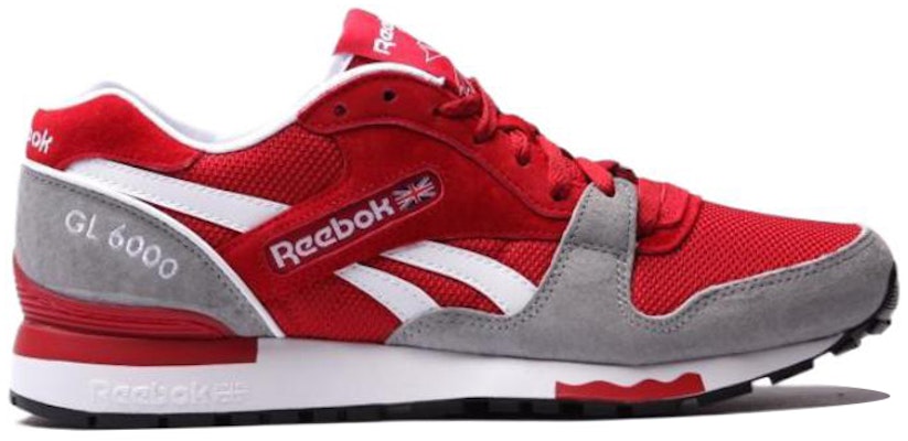 Reebok GL 6000 Low 'Vibrant Red Grey' M46407 Order Reebok GL 6000 Low 'Vibrant Red Grey' M46407